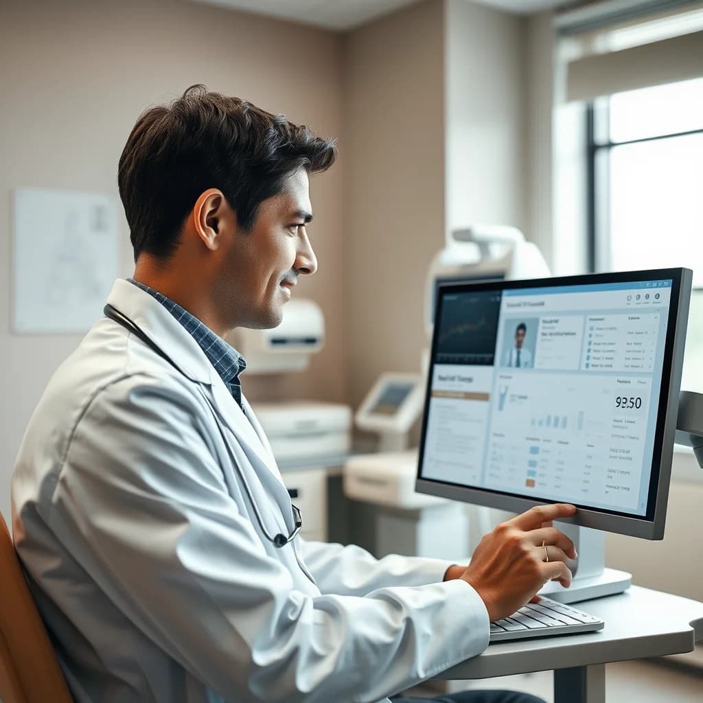 Dokter memeriksa catatan medis pasien untuk mengenali jenis obesitas