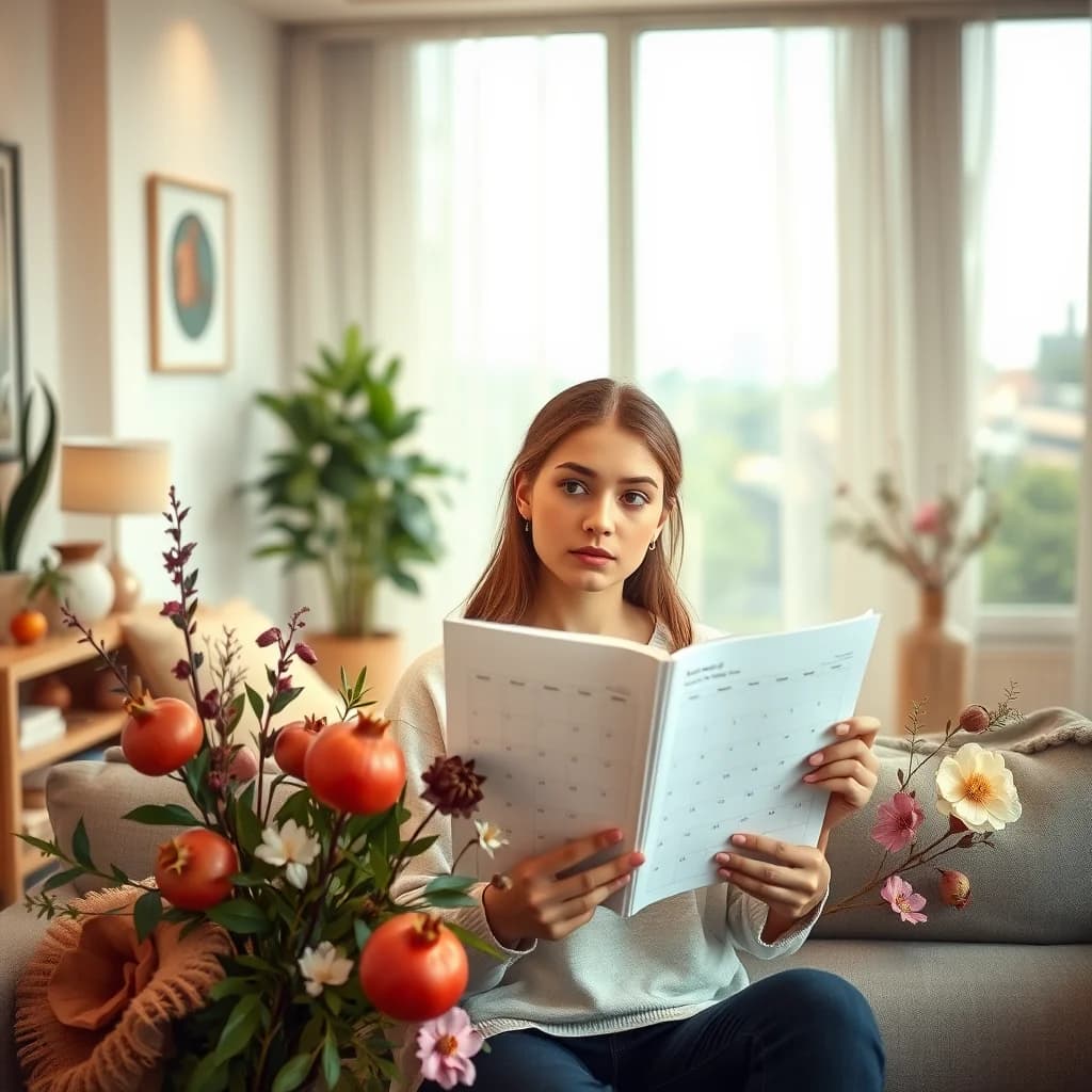 Seorang wanita mencari tahu cara merencanakan kehamilan dengan siklus haid tidak teratur