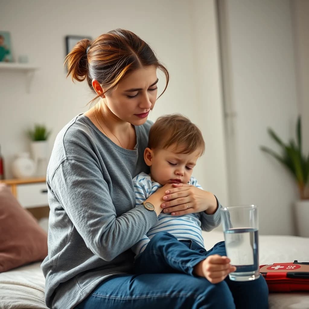 Ibu mencari tanda dehidrasi pada anaknya