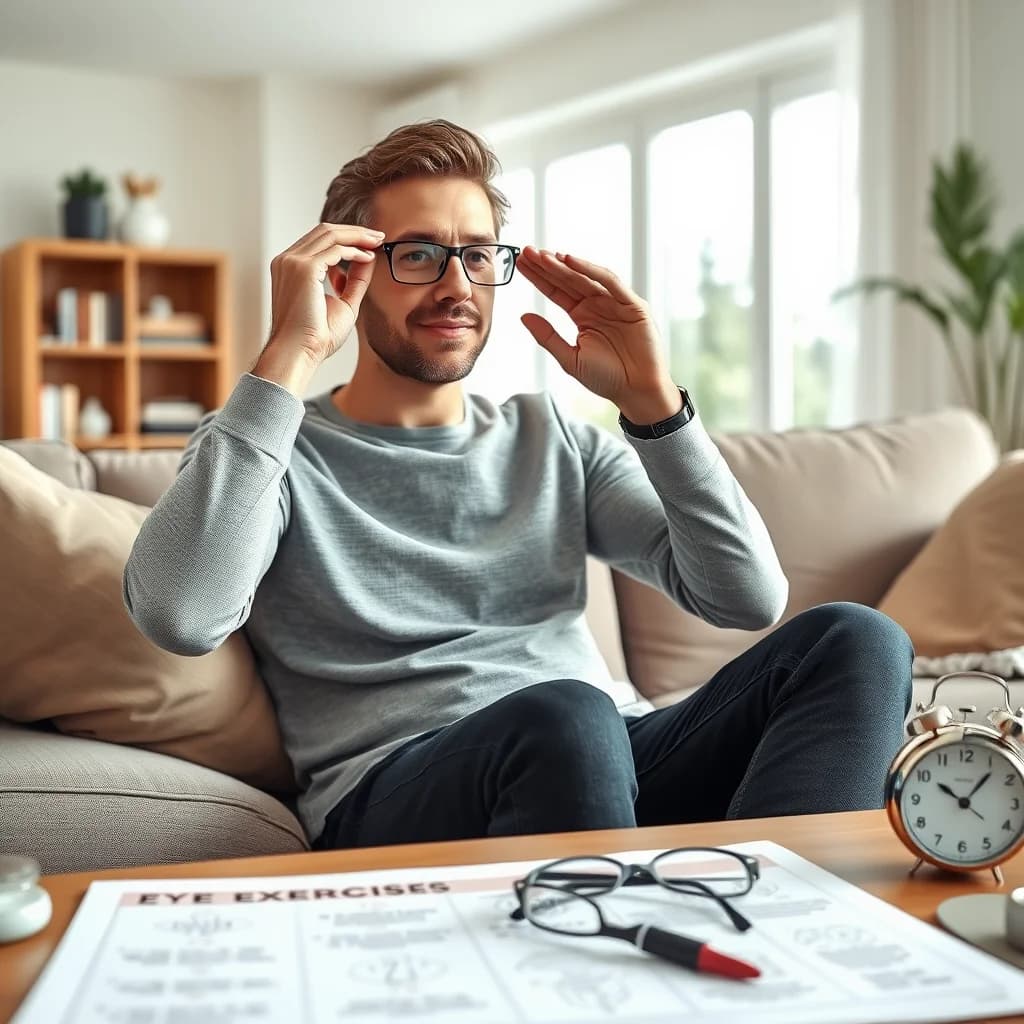 Mengikuti latihan mata sehari-hari untuk menjaga kesehatan mata