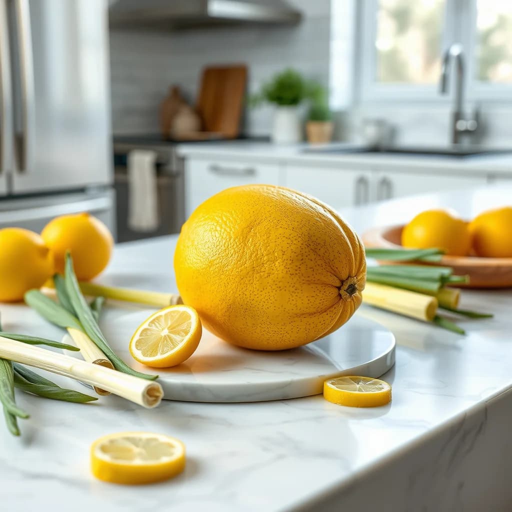 Buah leci segar dengan daun-daun leci di sekitarnya