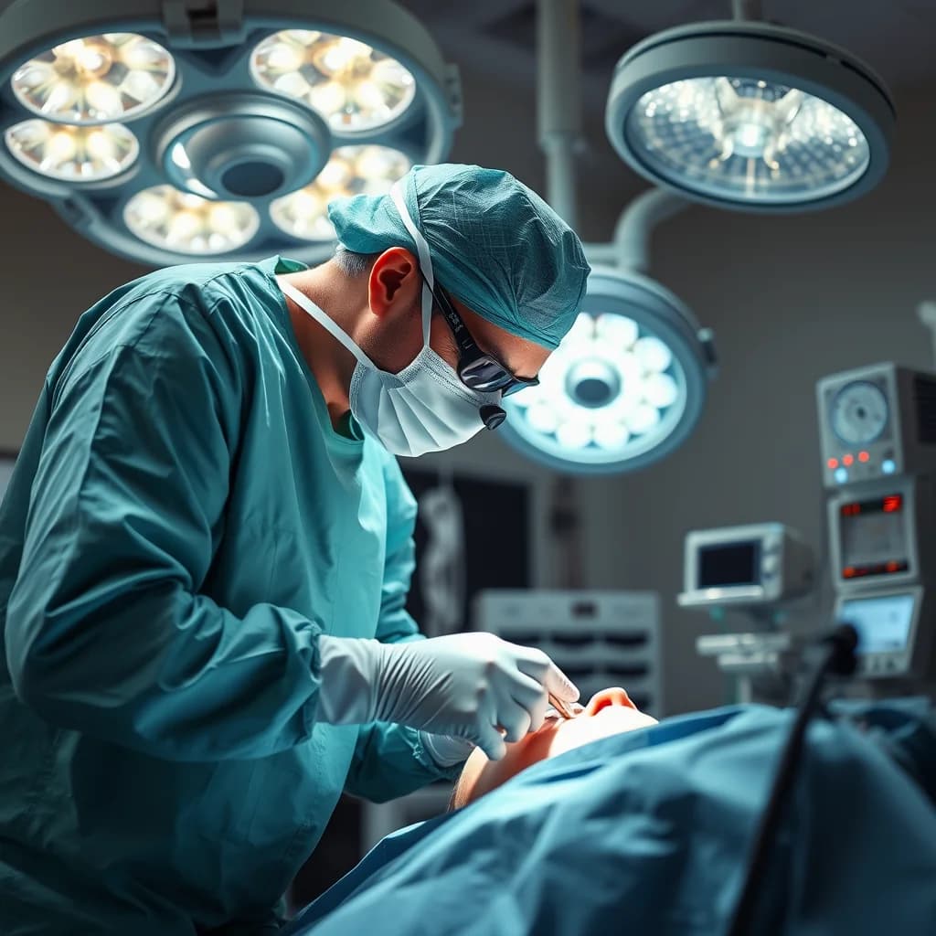 Operasi katarak dengan dokter ahli menggunakan peralatan medis modern