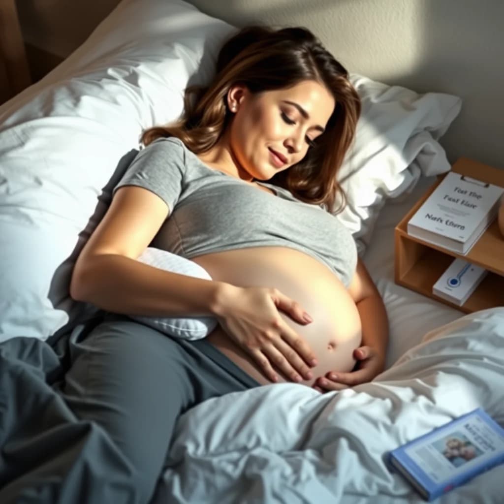 Ibu hamil trimester 1 tidur nyaman dan aman dengan bantal peny