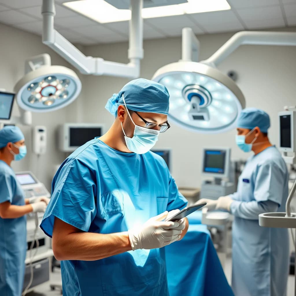 Dokter spesialis melakukan operasi amandel di rumah sakit THT terbaik di Indonesia