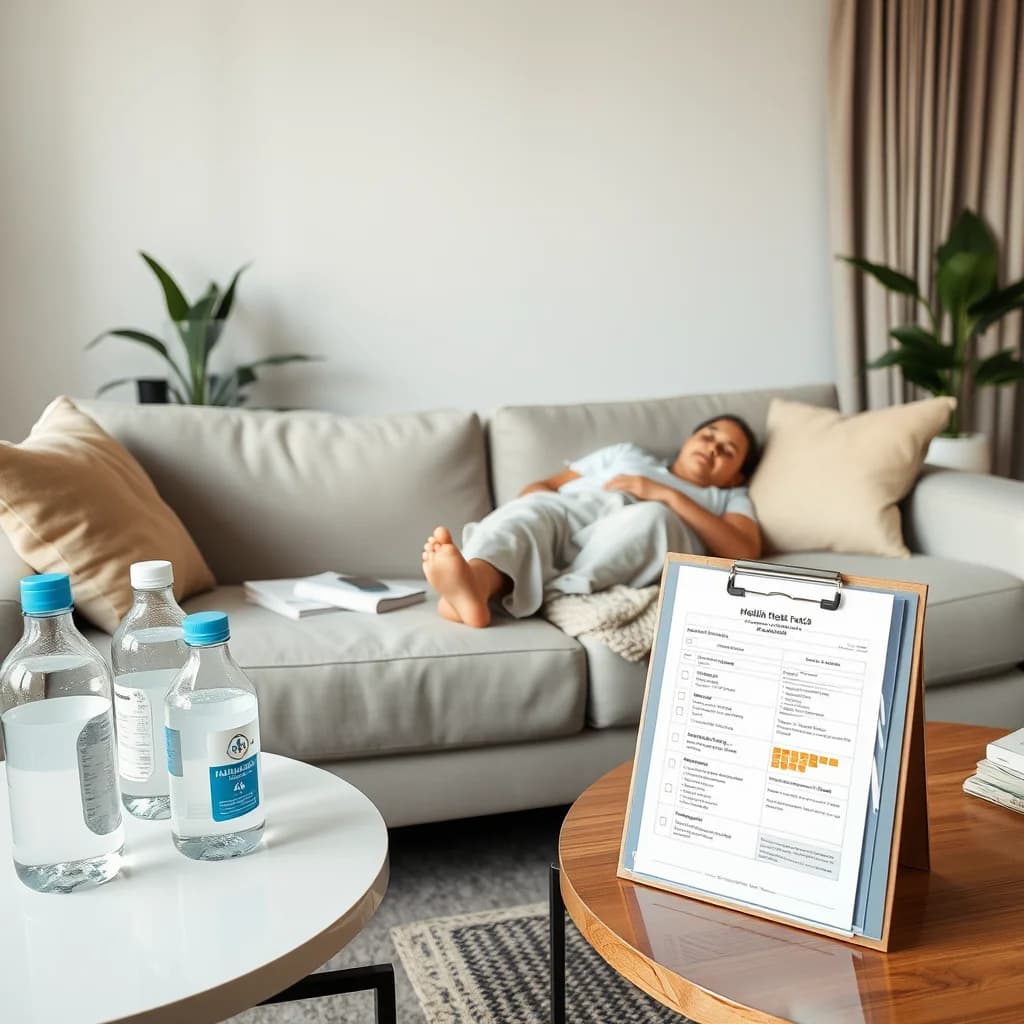 Pasien istirahat dan hidrasi untuk memulihkan kondisi Chikungunya